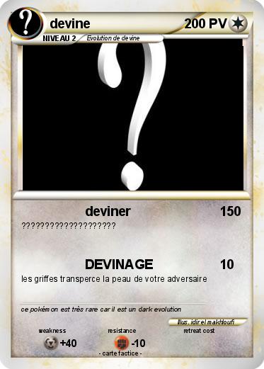 Pokemon devine