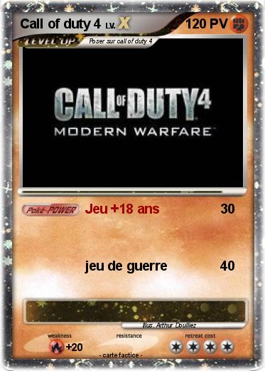 Pokemon Call of duty 4