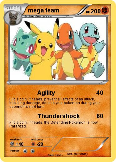 Pokemon mega team
