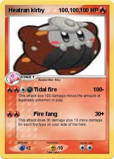 Pokemon Heatran kirby         100,100,