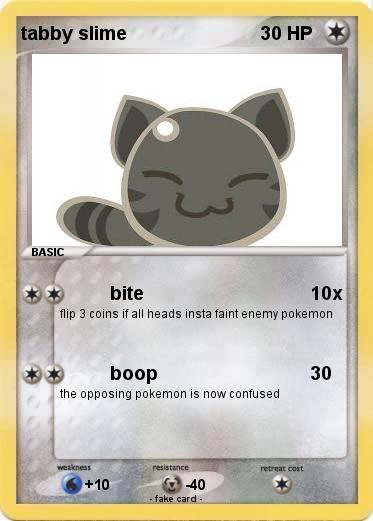 Pokemon tabby slime