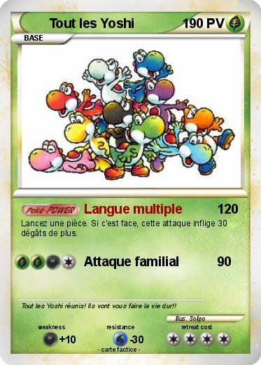 Pokemon Tout les Yoshi