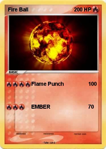 Pokemon Fire Ball