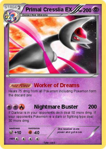 Pokemon Primal Cresslia EX