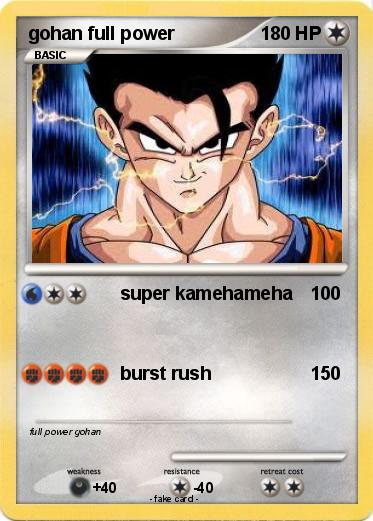 Pokemon gohan full power