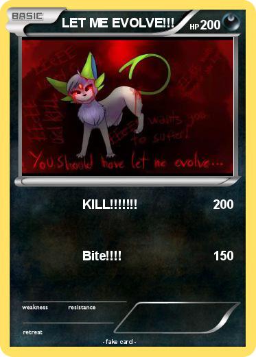 Pokemon LET ME EVOLVE!!!