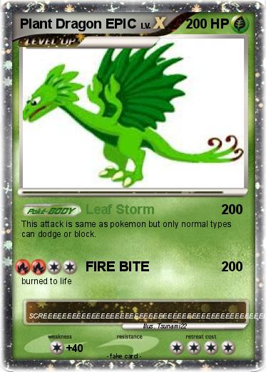 Pokemon Plant Dragon EPIC