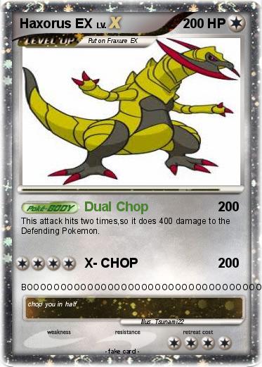 Pokemon Haxorus EX