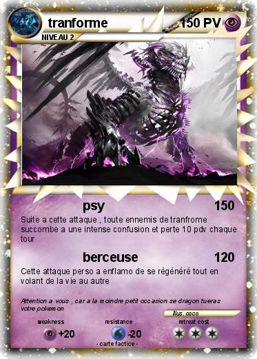 Pokemon tranforme
