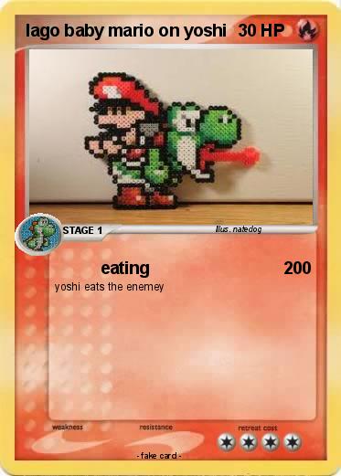 Pokemon lago baby mario on yoshi