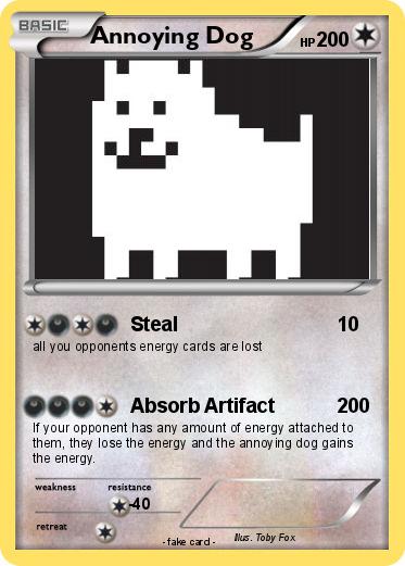 Pokemon Annoying Dog