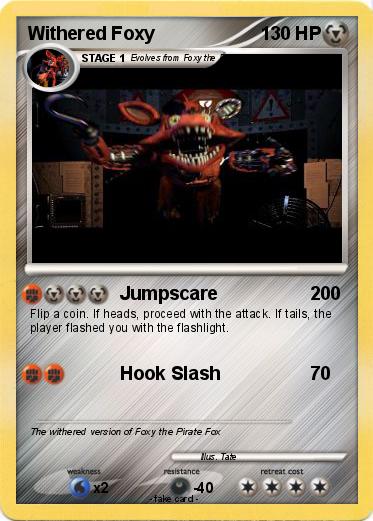 Pokemon Withered Foxy