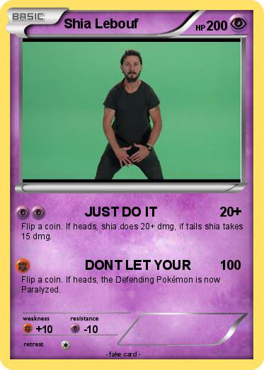 Pokemon Shia Lebouf