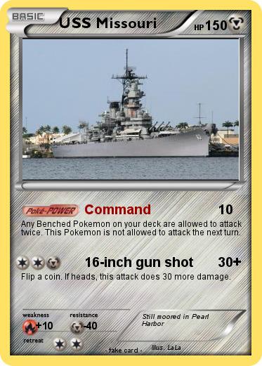 Pokemon USS Missouri