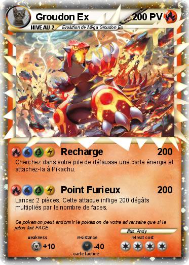 Pokemon Groudon Ex