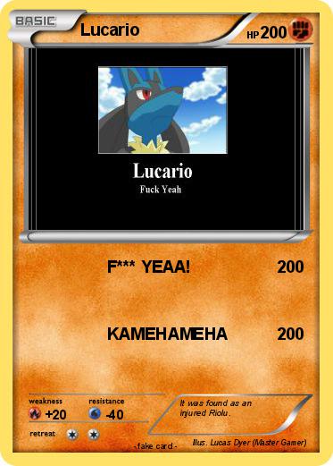 Pokemon Lucario