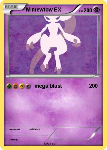 Pokemon M mewtow EX