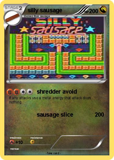 Pokemon silly sausage