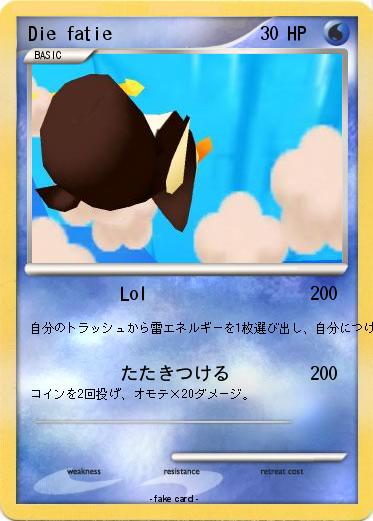 Pokemon Die fatie