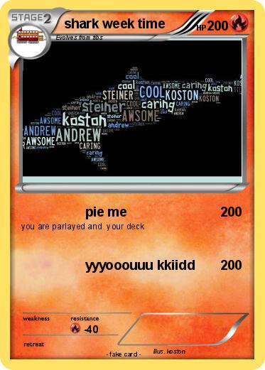 Pokemon shark week time