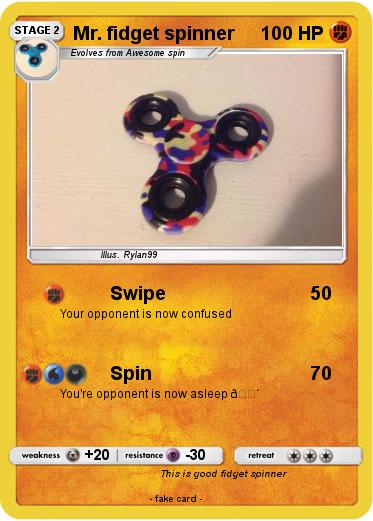 Pokemon Mr. fidget spinner