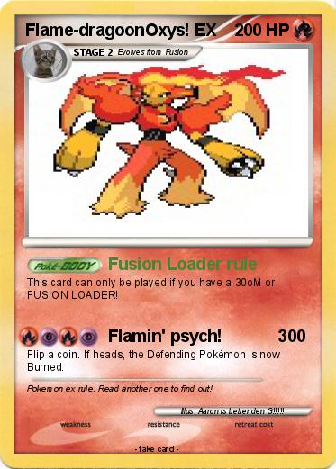 Pokemon Flame-dragoonOxys! EX                  ?