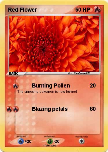Pokemon Red Flower