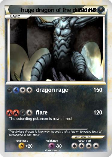 Pokemon huge dragon of the darkness
