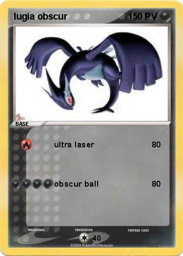 Pokemon lugia obscur