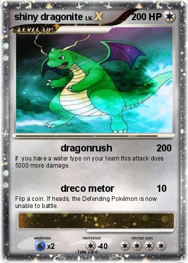 Pokemon shiny dragonite