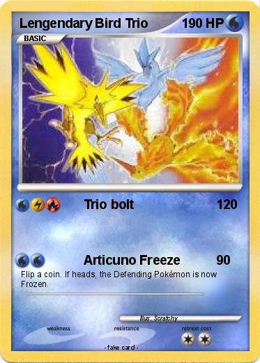 Pokemon Lengendary Bird Trio