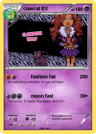Pokemon clawcat EX