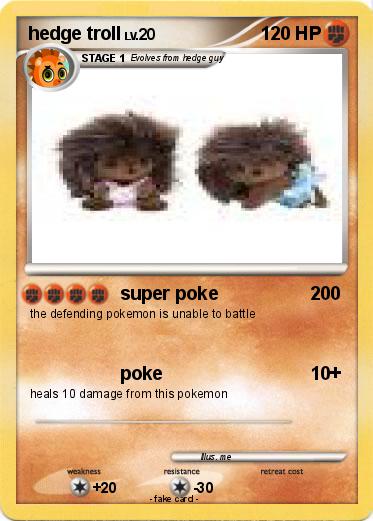 Pokemon hedge troll