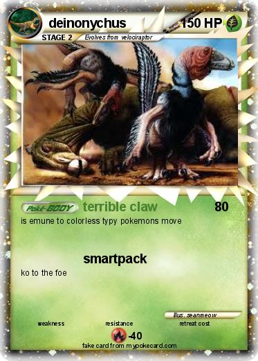 Pokemon deinonychus