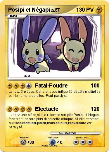 Pokemon Posipi et Négapi