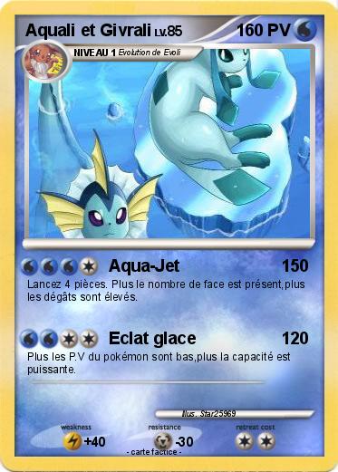 Pokemon Aquali et Givrali
