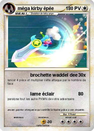 Pokemon méga kirby épée
