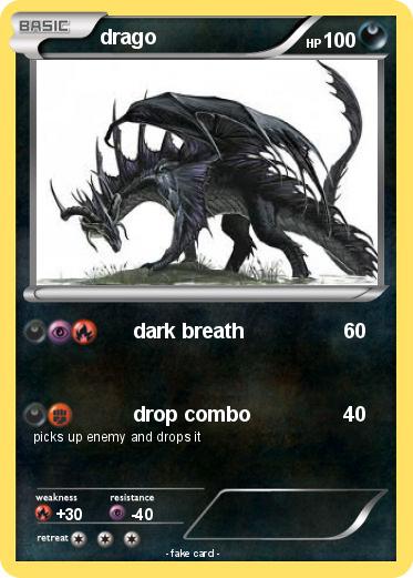 Pokémon drago 1358 1358 - dark breath - My Pokemon Card