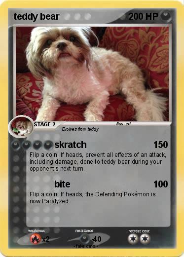 Pokemon teddy bear