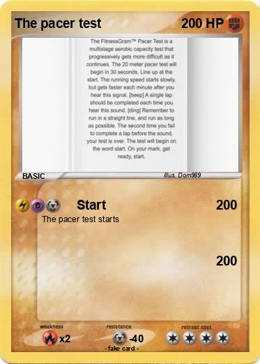 Pokemon The pacer test