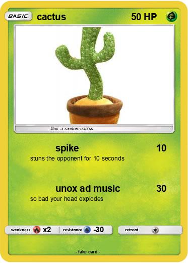 Pokemon cactus