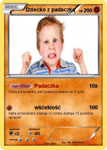 Pokemon Dziecko z padaczką