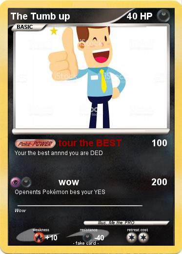 Pokemon The Tumb up