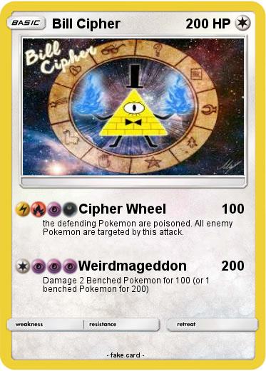Pokemon Bill Cipher