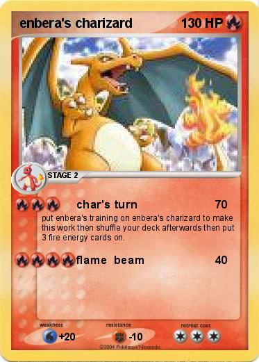 Pokemon enbera's charizard