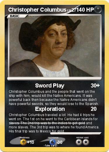 Pokemon Christopher Columbus