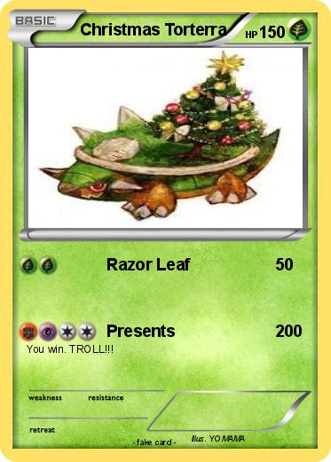 Pokemon Christmas Torterra