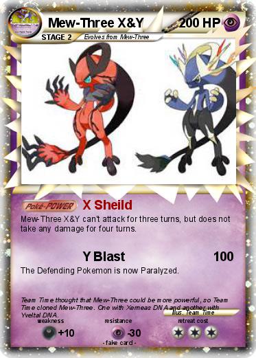 Pokemon Mew-Three X&Y