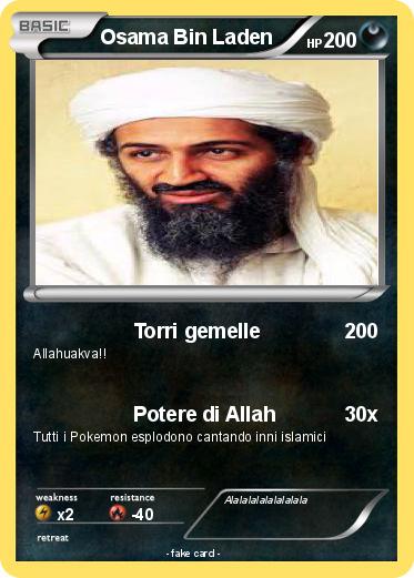 Pokemon Osama Bin Laden