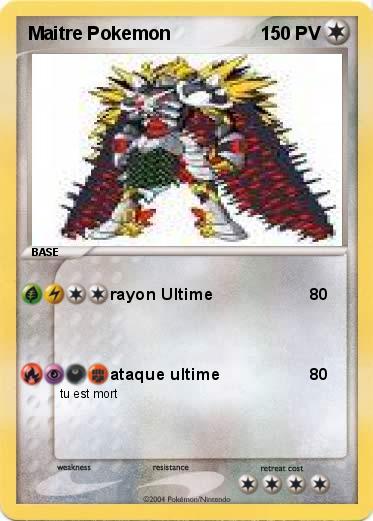 Pokemon Maitre Pokemon